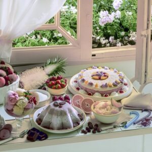 SPUMONE ALLA NOCCIOLA, TORTA ALL'ANANAS, GELATO ALLE MORE - GI 36830 - 4716