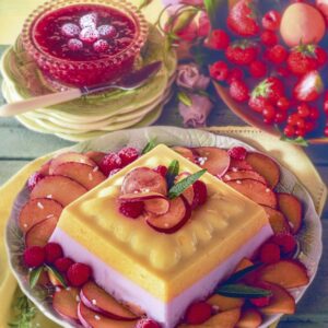 PESCHE AL GELATO CON SALSA AI LAMPONI - S 121890 - 4733