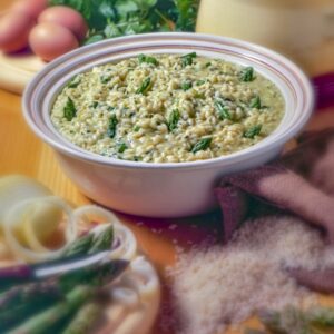 RISOTTO CON UOVA E ASPARAGI - GR2035 - 4113