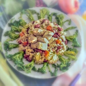 S 55940 RISOTTO CON CIME DI RAPA FAGIOLI E POLLO