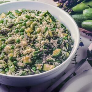 RISOTTO CON ZUCCHINE PISELLI E ASPARAGI - S 115890