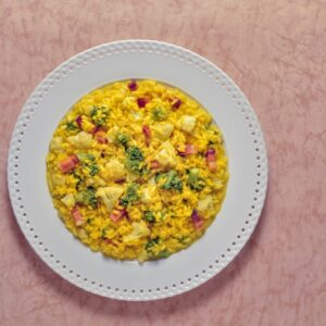 RISOTTO GIALLO CON CAVOLFIORE E BROCCOLETTI