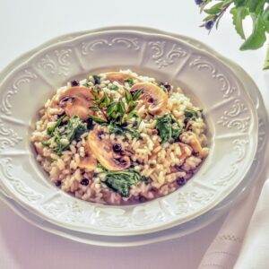 RISOTTO CON FUNGHI E RUCOLA - S65930 - 4218