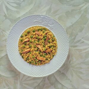 RISOTTO CON FARAONA E PISELLI AL CURRY - S 95930 - 4241