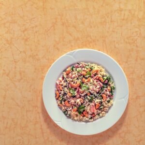 RISO BIANCO E RISO SELVATICO CON SALSA DI ANACARDI - S 92930 - 4283