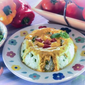 S 55940 CORONA DI RISO CON SALSA DI PEPERONI