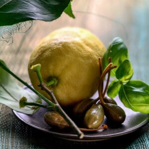 LIMONE CAPPERI E BASILICO
