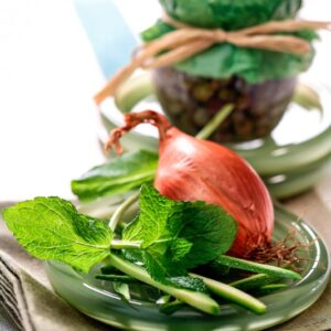 MENTA SCALOGNO E CAPPERI