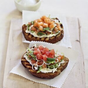 PANE INTEGRALE GRIGLIATO QUARK CETRIOLI SONGINO CIPOLLOTTO MELONE ANGURIA SALE MALDON - 1300