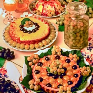 CROSTATA ALL'UVA, TORTA ALL'UVA, PANNA COTTA ALL'UVA - 2315