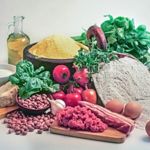 FARINE, UOVA, CARNE, FAGIOLI, FORMAGGIO E ORTAGGI - GI22820 - 1634