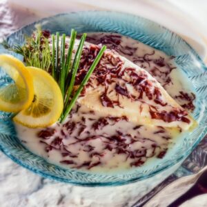 ORATA CON SALSA DI YOGURT AL DULSE