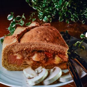 TORTA DI FUNGHI E CIPOLLE ALLA CRUSCA - S 153860 - 9707