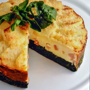 TORTA DI SPINACI, PATATE, UOVA, PROSCIUTTO COTTO - S 59900 - 9711