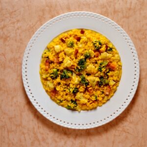 S 217920 RISOTTO GIALLO CON CAVOLFIORE E BROCCOLETTI