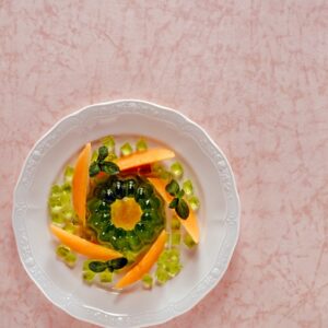 S 93930 GELATINA DI MENTA CON MELONE