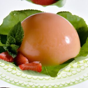 MOUSSE DI MELONE CON SALSA DI FRAGOLE - GR 2638 - 9907
