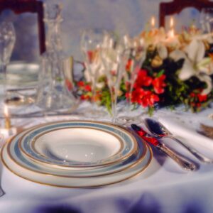 S 223920 TAVOLA DI NATALE BIANCA