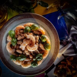 ANTIPASTO DI SCAMPI E FAGIOLI - S 120930
