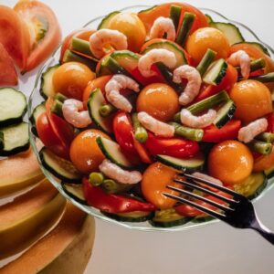 ANTIPASTO DI MELONE E GAMBERETTI - S 75890 - 3500