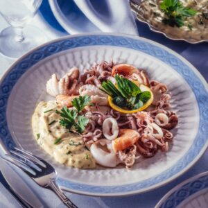 S 273910 INSALATA DI MARE ALLA MAIONESE. VERDE