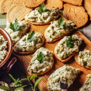 TARTINE AL MERLUZZO MANTECATO