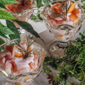 ANTIPASTO DI MELONE E GAMBERETTI - GR 2682