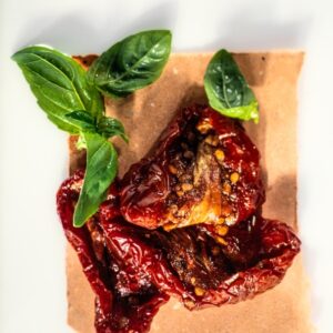 POMODORI SECCHI E BASILICO
