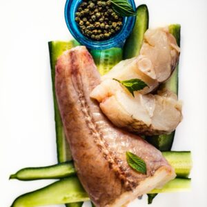 CETRIOLI, CODA DI ROSPO, INGREDIENTI, MENTA, PEPE - NT112