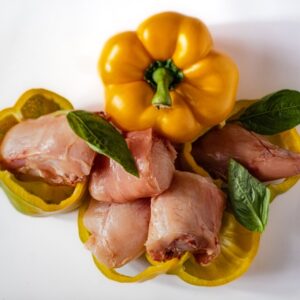 CONIGLIO IN PEZZI, INGREDIENTI, PEPERONE GIALLO - 3936