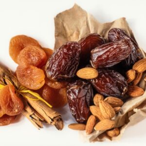 ALBICOCCHE DISIDRATATE, DATTERI, INGREDIENTI, MANDORLE, STECCA DI CANNELLA - 3941