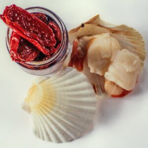 CAPESANTE, INGREDIENTI, POMODORI SECCHI - 3951