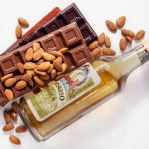 CIOCCOLATO AL LATTE, CIOCCOLATO FONDENTE, RUM, MANDORLE, INGREDIENTI - 3995