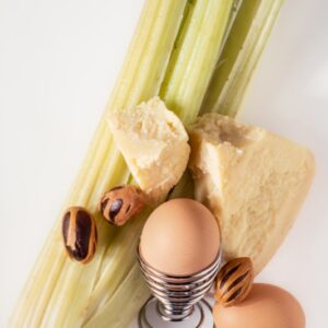 CARDI, INGREDIENTI, NOCI MOSCATE, PARMIGIANO REGGIANO, STILL LIFE, UOVA - 4011