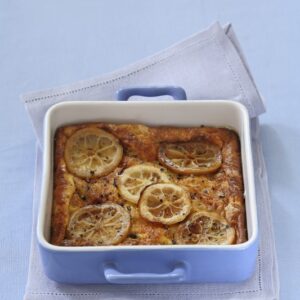 CLAFOUTIS CON PANNA PECORINO LIMONI CARAMELLATI - 1380