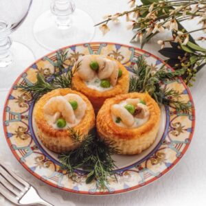 VOL AU VENT CON GAMBERI E VERDURE - S07901 - 4764