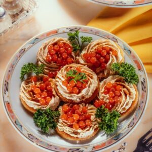 S134920 TARTINE CON UOVA DI SALMONE