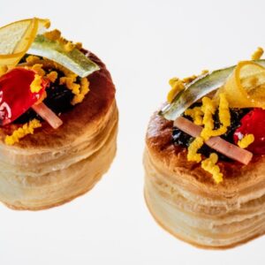 VOL AU VENT CON SPINACI PROSCIUTTO E MOSTARD - S40950