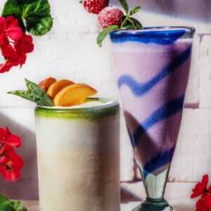 FRAPPÈ ALLA PESCA, FRAPPÈ DI FRAGOLE E BANANE - 4960