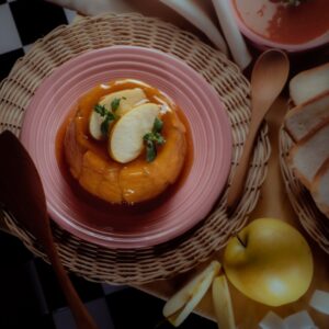 CHARLOTTE DI MELE CON SALSA ALLE ALBICOCCHE - S 98930 - 4971