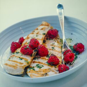 PETTO DI POLLO GRIGLIATO CON LAMPONI - 6430