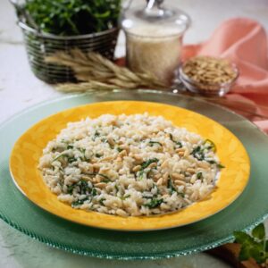 RISOTTO CON RUCOLA E PINOLI - 6518