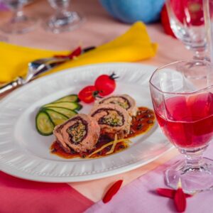 ARROSTO ARROTOLATO CON PROSCIUTTO CRUDO E ARANCE - 6783