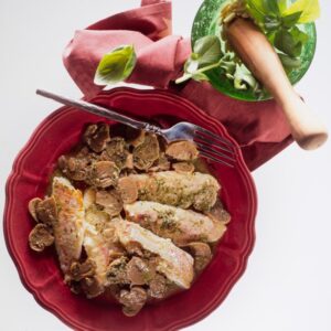 FILETTO DI TRIGLIA CON CHAMPIGNONS - 6814