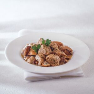 SPEZZATINO DI VITELLO CON FUNGHI PORCINI - 6909