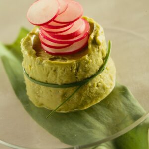 FINTO SOUFFLÉ DI AVOCADO CON RAPANELLI - 7053