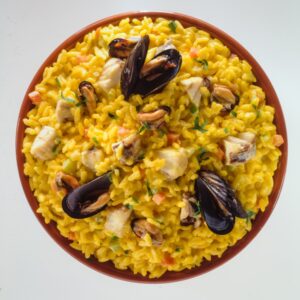 RISOTTO CON ZAFFERANO E PESCE - 7078