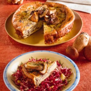 TORTA SALATA AI FUNGHI