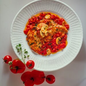 SCALOPPINE DI VITELLO CON POMODORO - 7127