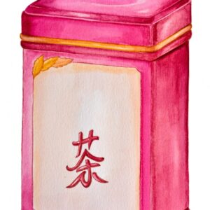 SCATOLA DI LATTA CINESE PER IL TÈ